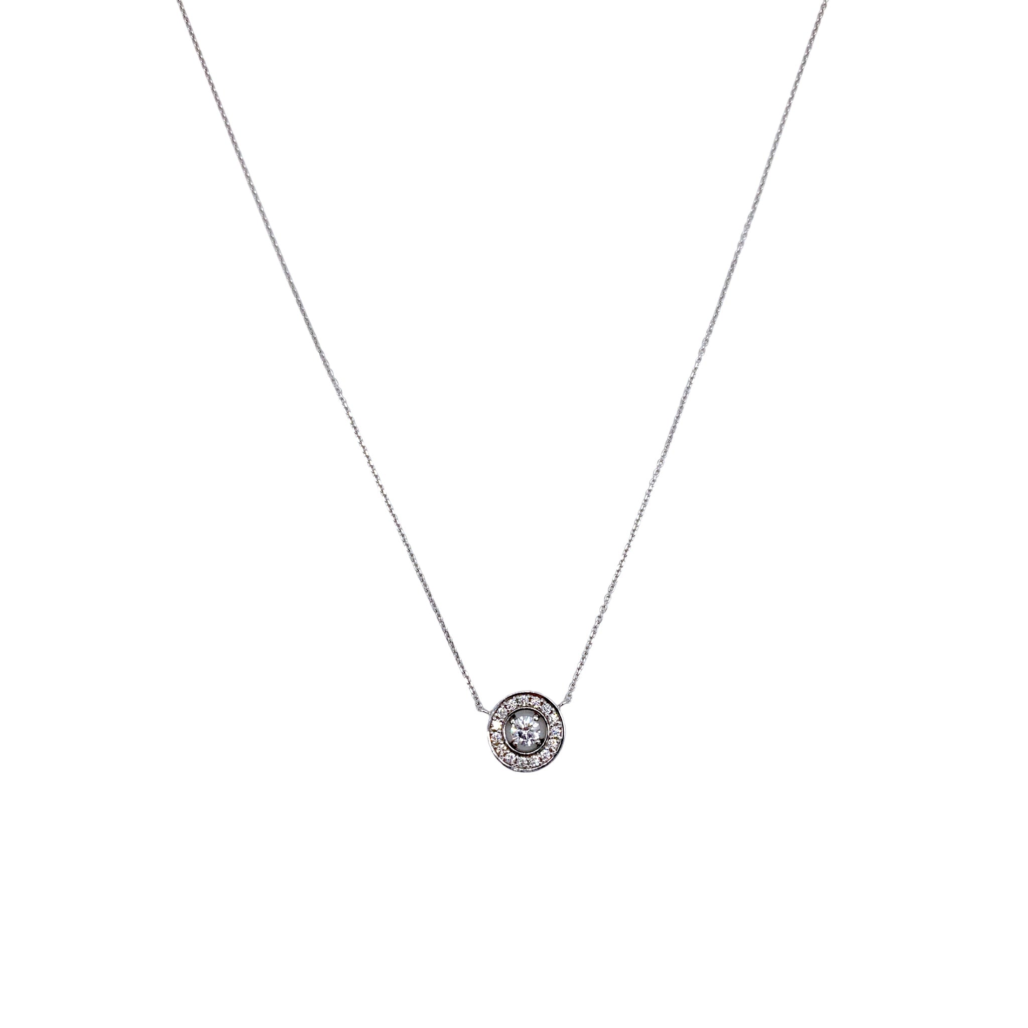 見逃し厳禁！おトクな オーダーメイド】ネックレス(K18WG / 0.5ct)ピアス(K18WG / 0.3 アクセサリー